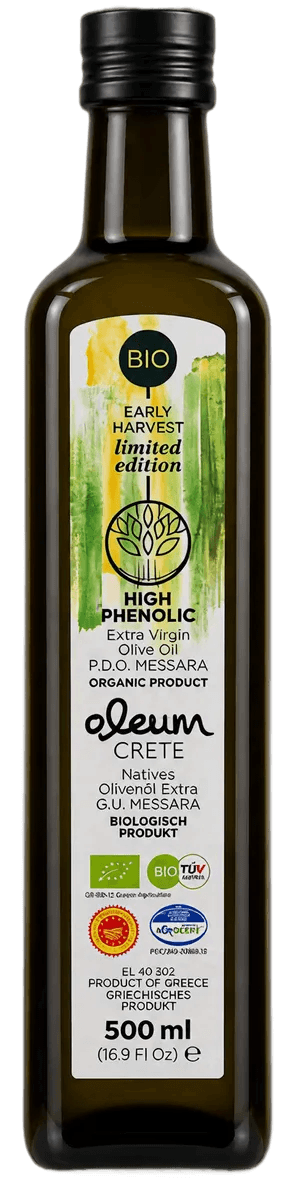 The Oleum Crete BIO Early Harvest limited edition, 500 ml.