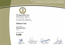 Quality certificates (2)